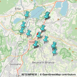 Mappa Via Campolasco, 23892 Bulciago LC, Italia (3.20294)