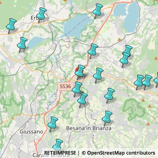 Mappa Via Campolasco, 23892 Bulciago LC, Italia (5.37778)