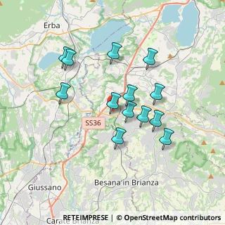 Mappa Via Campolasco, 23892 Bulciago LC, Italia (3.14077)