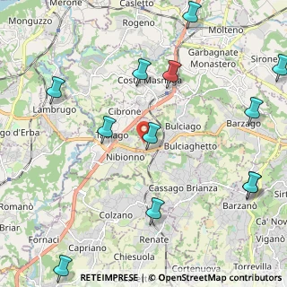 Mappa Via Campolasco, 23892 Bulciago LC, Italia (2.91846)