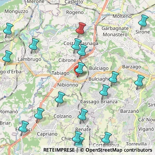 Mappa Via Campolasco, 23892 Bulciago LC, Italia (3.025)