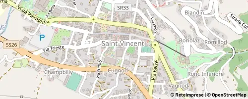 Mappa Saint-Vincent