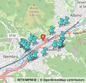 Mappa Via Antonio, 24027 Nembro BG, Italia (0.855)