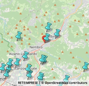 Mappa Via Antonio, 24027 Nembro BG, Italia (6.185)