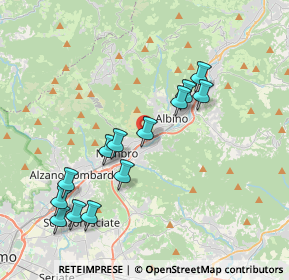 Mappa Via Antonio, 24027 Nembro BG, Italia (3.87769)