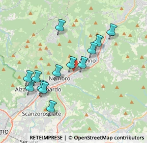 Mappa Via Antonio, 24027 Nembro BG, Italia (3.62462)