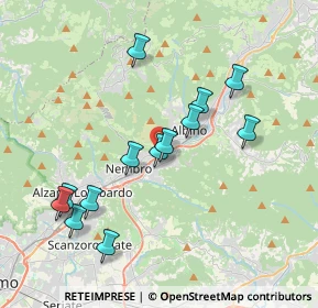 Mappa Via Antonio, 24027 Nembro BG, Italia (3.70231)