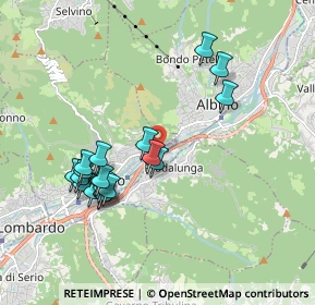 Mappa Via Antonio, 24027 Nembro BG, Italia (1.81684)