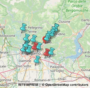 Mappa Via Antonio, 24027 Nembro BG, Italia (10.44667)