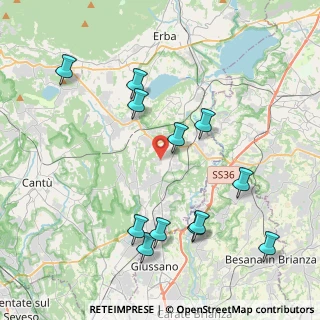 Mappa Via Nazario Sauro, 22040 Lurago D'erba CO, Italia (4.42)