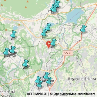 Mappa Via Nazario Sauro, 22040 Lurago D'erba CO, Italia (5.9245)