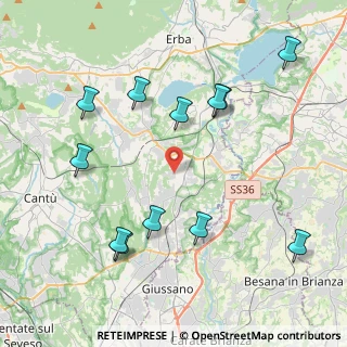 Mappa Via Nazario Sauro, 22040 Lurago D'erba CO, Italia (4.56583)