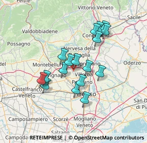 Mappa Vicolo Ciclamino, 31050 Povegliano TV, Italia (11.52)