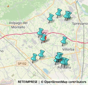Mappa Vicolo Ciclamino, 31050 Povegliano TV, Italia (3.948)