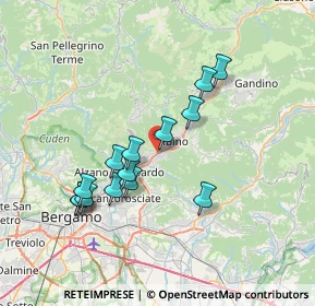 Mappa Via A. Fassi, 24027 Nembro BG, Italia (6.57071)