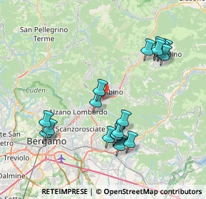 Mappa Via A. Fassi, 24027 Nembro BG, Italia (8.08389)