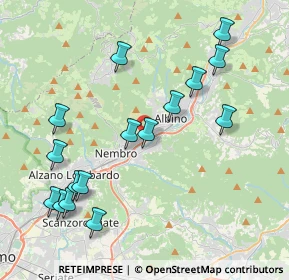 Mappa Via A. Fassi, 24027 Nembro BG, Italia (4.42375)
