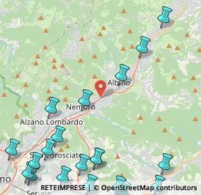 Mappa Via A. Fassi, 24027 Nembro BG, Italia (6.49)