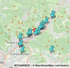 Mappa Via A. Fassi, 24027 Nembro BG, Italia (2.86)