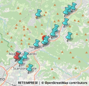 Mappa Via A. Fassi, 24027 Nembro BG, Italia (4.20563)