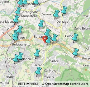 Mappa Via Don G. dell'Acqua, 23890 Barzago LC, Italia (2.405)
