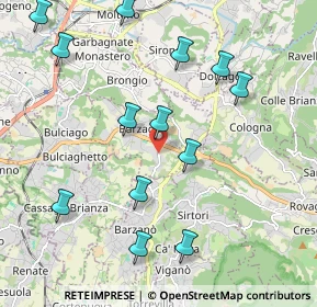 Mappa Via Don G. dell'Acqua, 23890 Barzago LC, Italia (2.23846)