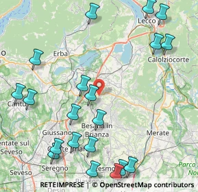 Mappa Via I Maggio, 23892 Bulciago LC, Italia (10.745)