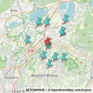 Mappa Via I Maggio, 23892 Bulciago LC, Italia (3.12)
