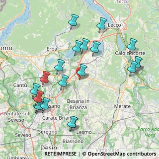Mappa Via I Maggio, 23892 Bulciago LC, Italia (9.066)