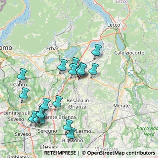 Mappa Via I Maggio, 23892 Bulciago LC, Italia (8.5505)