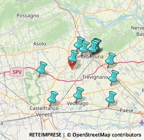 Mappa Via Pracolin, 31044 Montebelluna TV, Italia (6.22077)