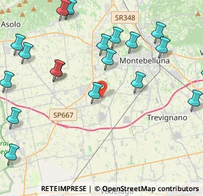 Mappa Via Pracolin, 31044 Montebelluna TV, Italia (5.452)