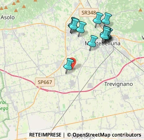 Mappa Via Pracolin, 31044 Montebelluna TV, Italia (3.98714)