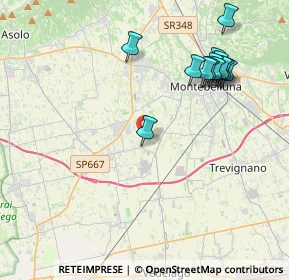 Mappa Via Pracolin, 31044 Montebelluna TV, Italia (4.33231)