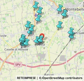 Mappa Via Pracolin, 31044 Montebelluna TV, Italia (1.881)