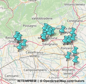 Mappa Via Pracolin, 31044 Montebelluna TV, Italia (14.65211)