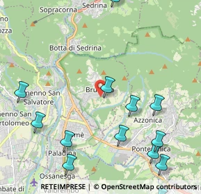 Mappa Via Giovanni Bertuletti, 24018 Villa d'Almè BG, Italia (2.76692)