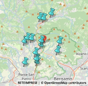 Mappa Via Giovanni Bertuletti, 24018 Villa d'Almè BG, Italia (3.23857)