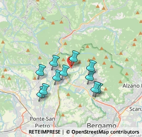 Mappa Via Giovanni Bertuletti, 24018 Villa d'Almè BG, Italia (2.96909)