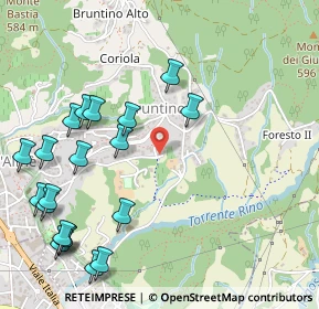 Mappa Via Giovanni Bertuletti, 24018 Villa d'Almè BG, Italia (0.649)