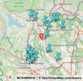 Mappa Via Alcide De Gasperi, 21043 Castiglione Olona VA, Italia (7.40063)