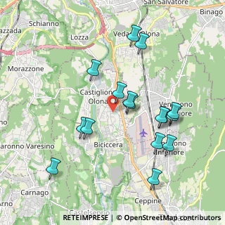 Mappa Via Alcide De Gasperi, 21043 Castiglione Olona VA, Italia (1.92688)