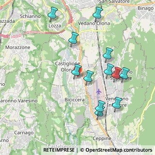 Mappa Via Alcide De Gasperi, 21043 Castiglione Olona VA, Italia (2.05833)