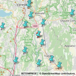 Mappa Via Alcide De Gasperi, 21043 Castiglione Olona VA, Italia (5.65929)