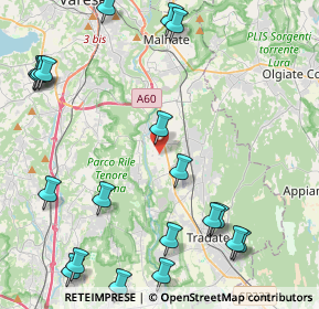 Mappa Via Alcide De Gasperi, 21043 Castiglione Olona VA, Italia (5.694)