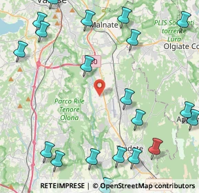 Mappa Via Alcide De Gasperi, 21043 Castiglione Olona VA, Italia (5.9205)