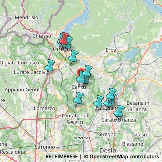 Mappa LABORATORIO CHIUSO AL PUBBLICO, 22063 Cantù CO, Italia (6.22667)