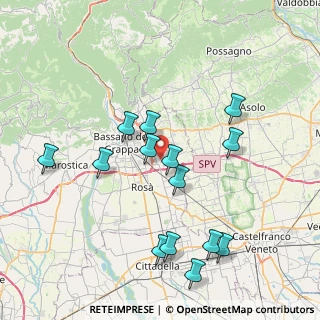 Mappa Via San G. Barbarigo, 36060 Romano D'ezzelino VI, Italia (7.93714)