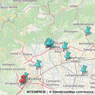 Mappa Via San Francesco d'Assisi, 36063 Marostica VI, Italia (18.72727)