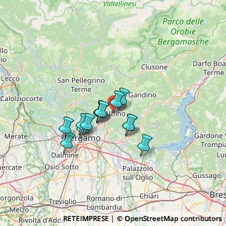 Mappa Via Cappuccini, 24021 Albino BG, Italia (9.53923)